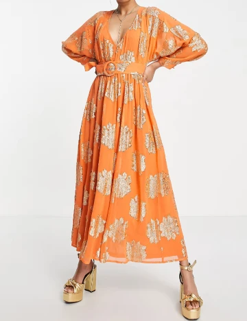 Rochie lunga ASOS, portocaliu