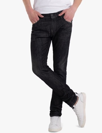 
						Blugi Replay, negru