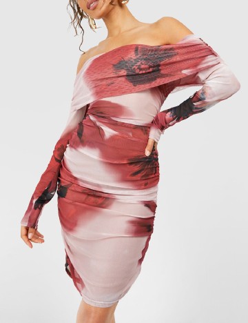 
						Rochie scurta Boohoo, floral