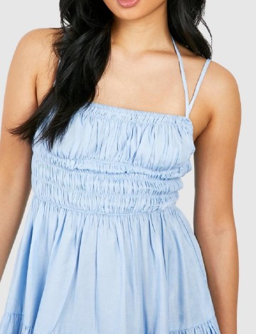 Rochie scurta Boohoo, albastru