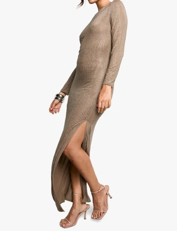 Rochie lunga Boohoo, maro