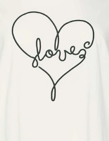 Tricou Vero Moda Curve, alb