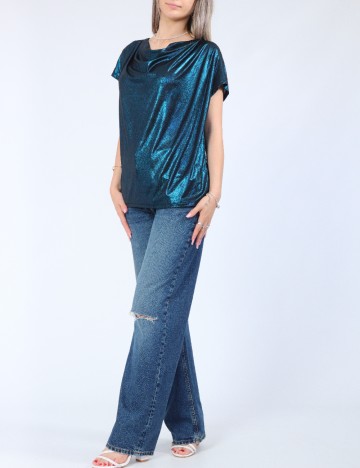 Bluza Kashion, albastru