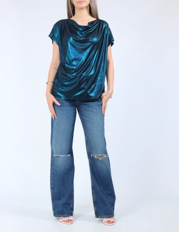 Bluza Kashion, albastru