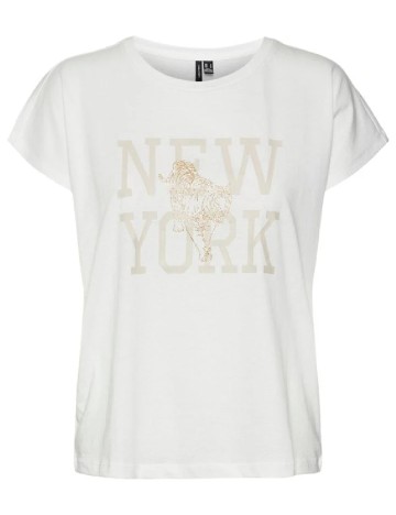 
						Tricou Vero Moda Curve, alb