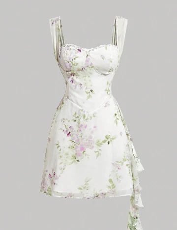 Rochie scurta SHEIN, verde deschis
