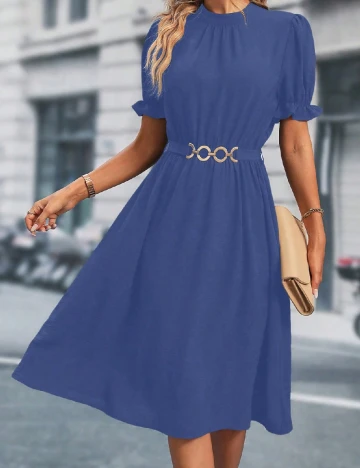 Rochie medie SHEIN, albastru Albastru