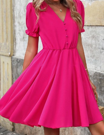 
						Rochie scurta SHEIN, roz