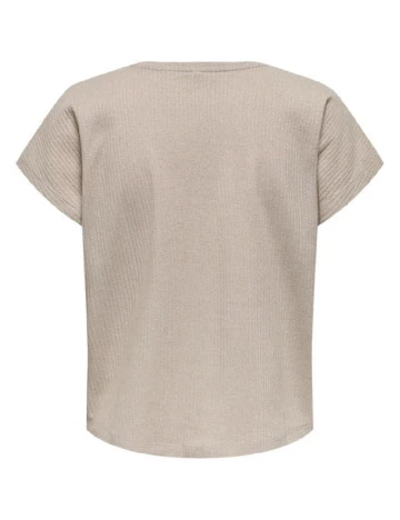 Tricou Only, crem