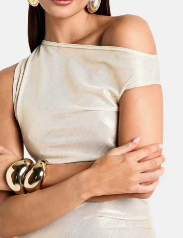Rochie medie Boohoo, galben