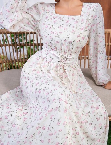 
						Rochie medie SHEIN, alb