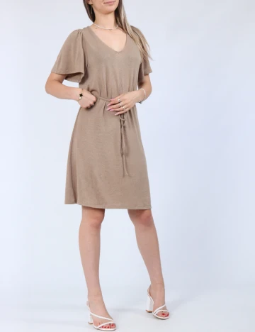 Rochie scurta Vero Moda, maro