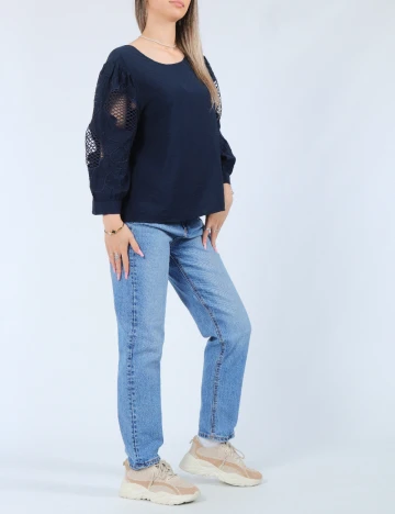 Bluza Vero Moda, bleumarin