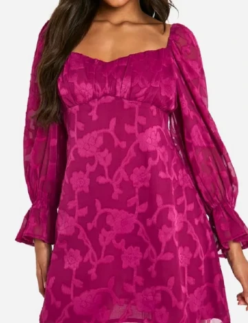 Rochie scurta Boohoo, magenta