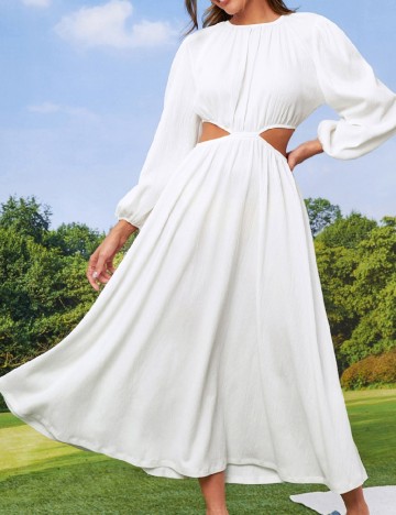 
						Rochie lunga SHEIN, alb