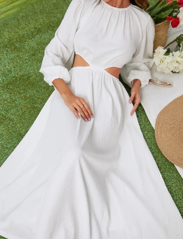 Rochie lunga SHEIN, alb