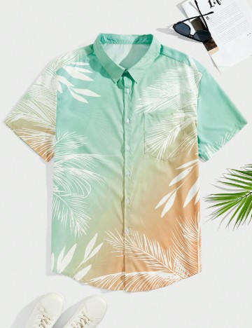 
						Camasa SHEIN Plus Size Men, mix culori