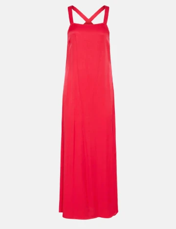 Rochie lunga Pieces, rosu