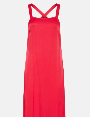 Rochie lunga Pieces, rosu