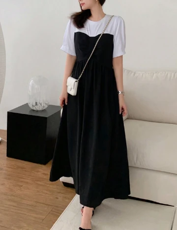 Rochie medie Dazy, negru