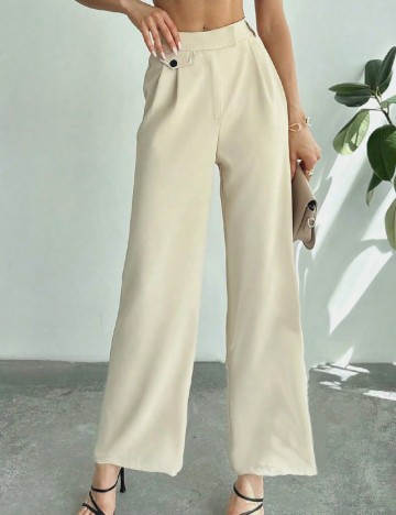 
						Pantaloni SHEIN, crem