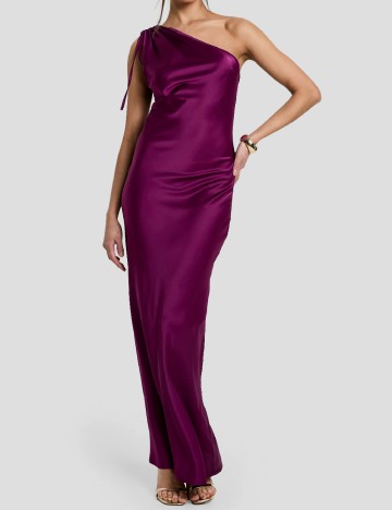 
						Rochie lunga Boohoo, mov