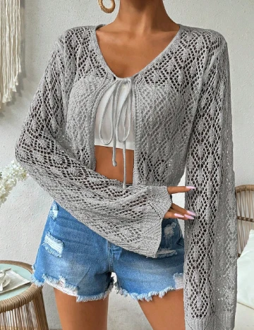 Cardigan SHEIN, gri