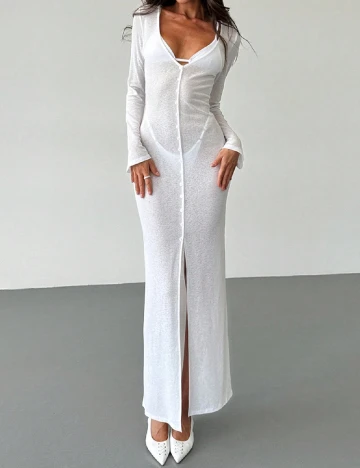 Rochie lunga SHEIN, alb