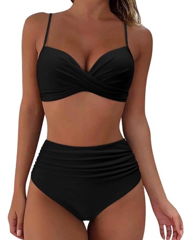 
						Costum de baie SHEIN, negru