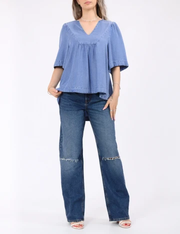 Bluza Vero Moda, albastru Albastru