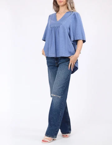 Bluza Vero Moda, albastru Albastru