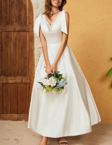 Rochie lunga SHEIN, alb