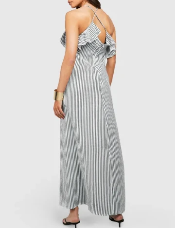 Rochie lunga Boohoo, alb