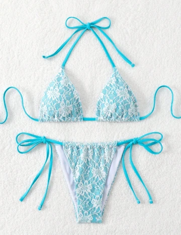 Costum de baie SHEIN, albastru