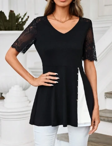 Bluza SHEIN, negru