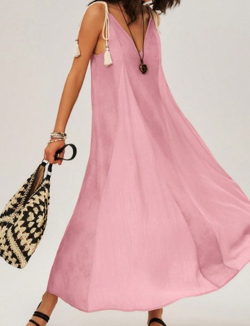 
						Rochie lunga SHEIN, roz