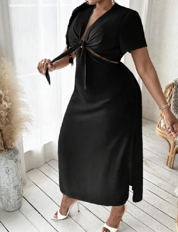 Rochie lunga SHEIN CURVE, negru