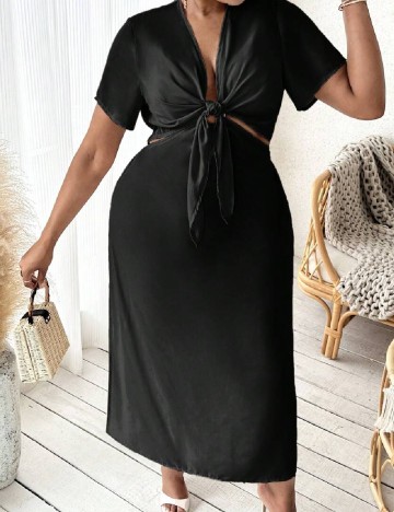 Rochie lunga SHEIN CURVE, negru