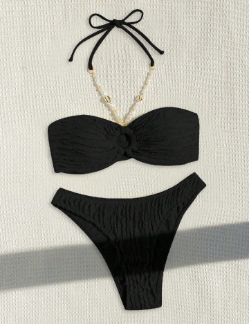 
						Costum de baie SHEIN, negru