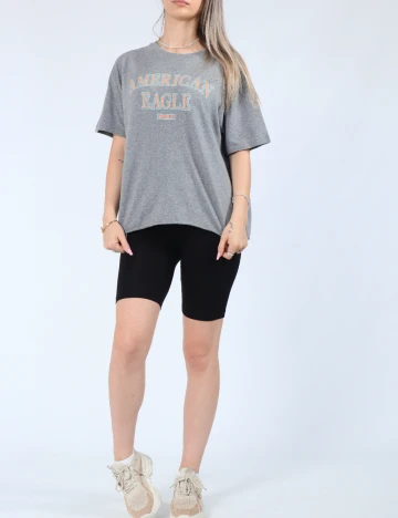 Tricou American Eagle, gri Gri