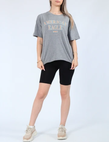 Tricou American Eagle, gri Gri