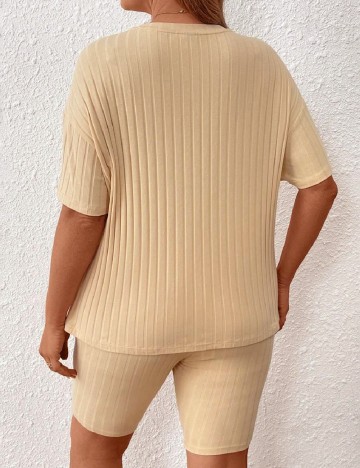 Compleu SHEIN CURVE, crem
