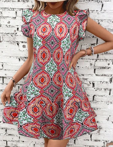 Rochie scurta SHEIN, mix culori