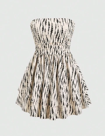 Rochie scurta SHEIN, ecru