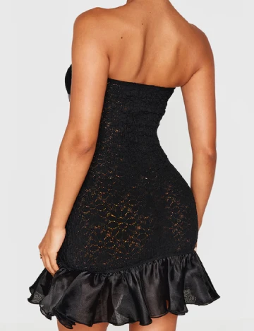Rochie scurta PRETTYLITTLETHING, negru