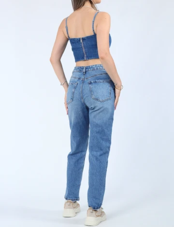 Top PRETTYLITTLETHING, albastru Albastru