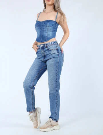 Top PRETTYLITTLETHING, albastru Albastru