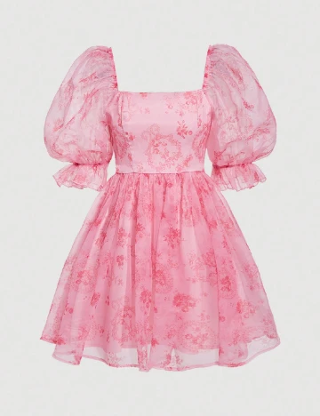Rochie scurta SHEIN, roz