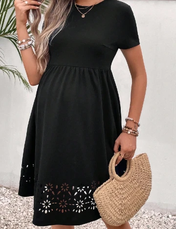 Rochie scurta SHEIN Maternity, negru