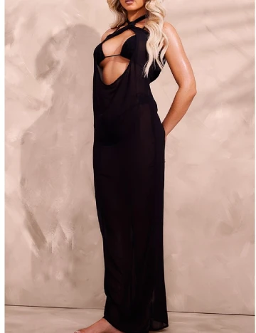 Rochie de plaja PRETTYLITTLETHING, negru